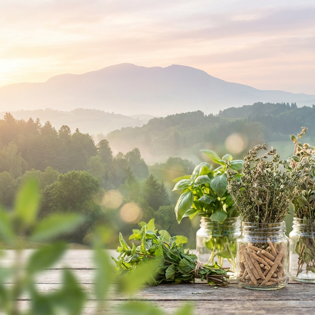 Ayurvedic Nature Background